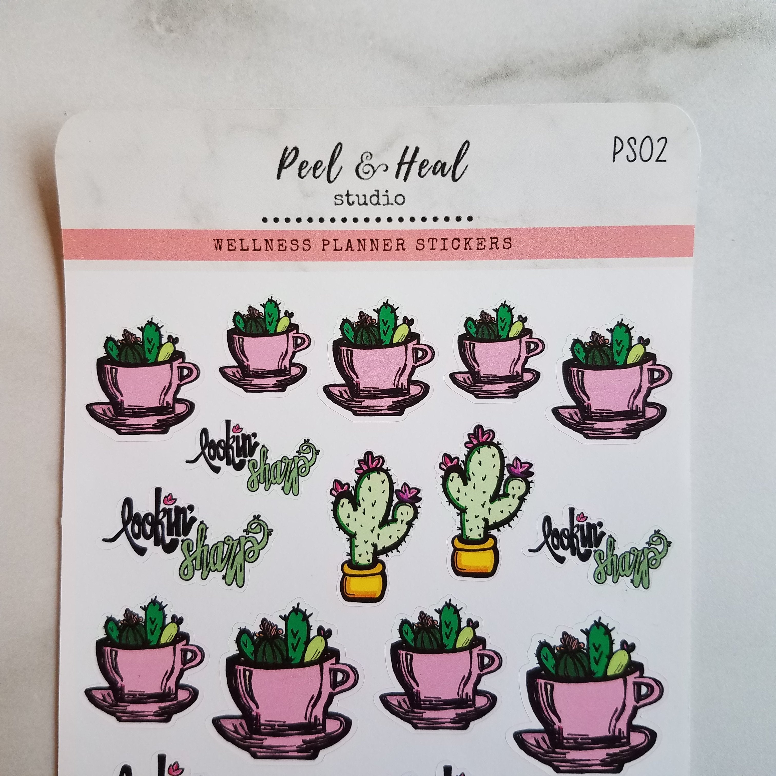 Succulent Strength: Sticker Sheets